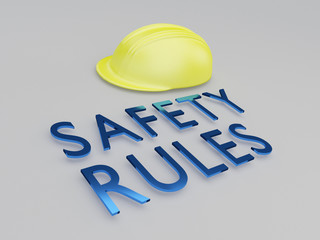 SAFETY RULES concept