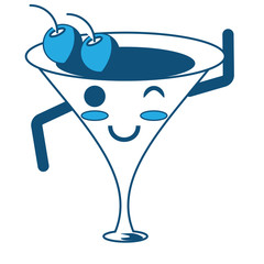 Kawaii cocktail drink 