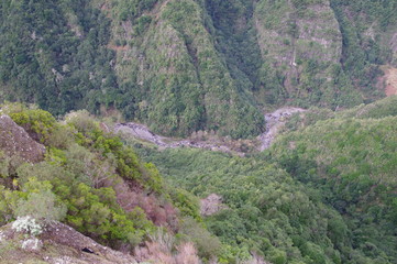 Fototapeta na wymiar Mountain landscapes in Madeira