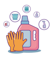 Cleaning supplies design