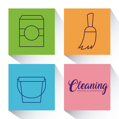 Cleaning supplies design