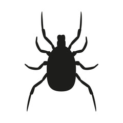 Mite. A dangerous insect. Caution. Encephalitis. Warnings. For your design.