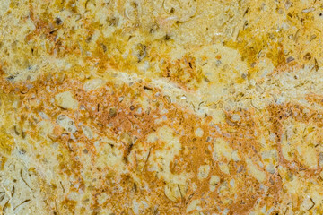 Mineral Design, Macro Closeup of Sliced Rock