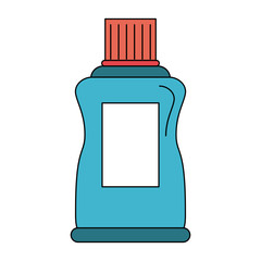 Mouthwash dental product icon vector illustration graphic design