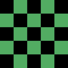 Black and green checkered background