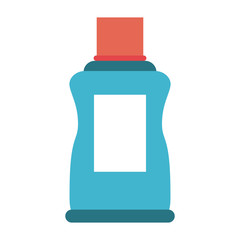 Mouthwash dental product icon vector illustration graphic design