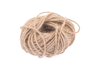 Twine isolated on white background. 