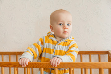 the child is playing