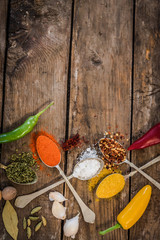 Intensive condiments on old spoons