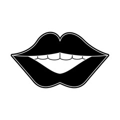 Mouth cartoon isolated icon vector illustration graphic design