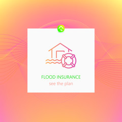 Flood insurance design