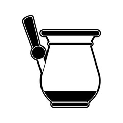 Old coffee kettle icon vector illustration graphic design