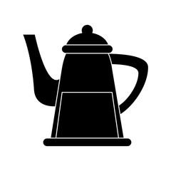 Old coffee kettle icon vector illustration graphic design