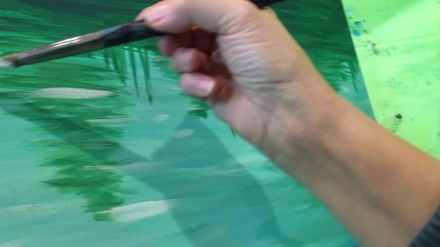 Painting Light Reflections in Impressionist Style