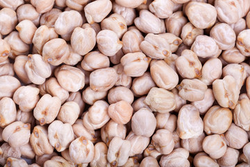 Dry chickpeas macro texture