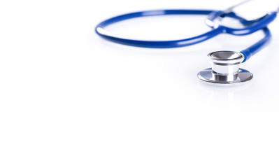 Doctor stethoscope on white background