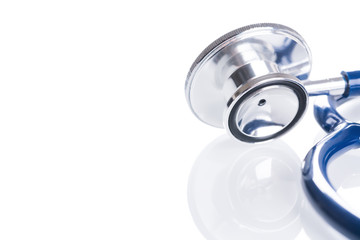 Doctor stethoscope on white background