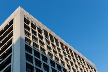 Obraz premium Top of white building