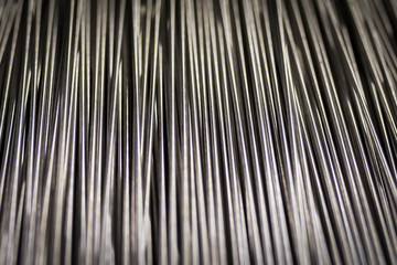 Fototapeta premium Metallstäbe