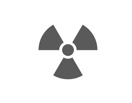 radiation, nuclear, danger, warning icon