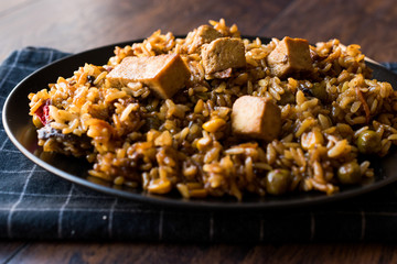 Veggie Fried Rice Rice with Tofu / Pilav or Pilaf