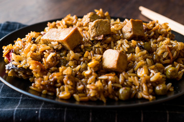 Veggie Fried Rice Rice with Tofu / Pilav or Pilaf