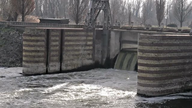  Dam on The Tisa River in The Becej