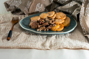 Delicious juicy steak beef meat