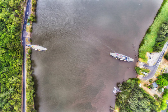 D Wisemans Ferry 2 Ferries Top Down