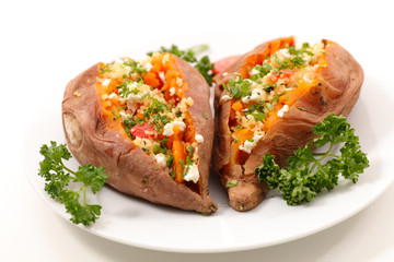 baked sweet potato