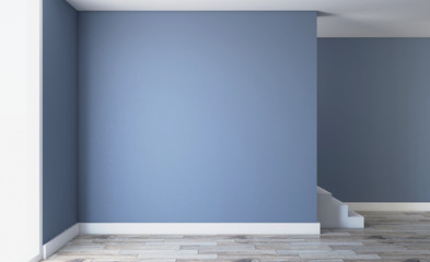 Blank room. 3D rendering.