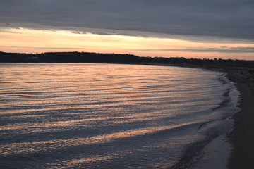 Water sunset