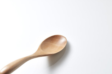 rustic natural wood spoon