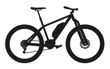 Fototapeta premium vtt électrique e-bike