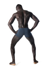 Fototapeta premium full portrait of a black man