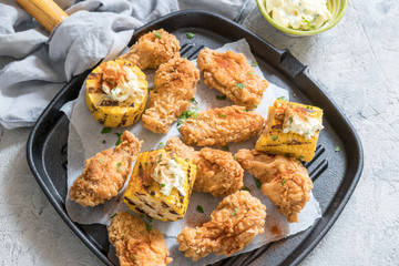 crispy kentucky fried chicken wings