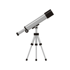 Optical telescope isolated on white background - 190215566