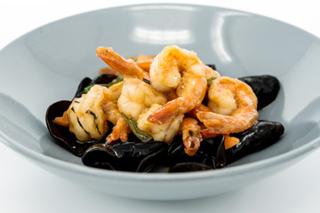 wok fried Shrimp stir fry and Black Fungus