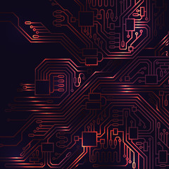 Circuit board abstract background