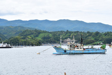 Fototapeta na wymiar 停泊する漁船