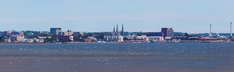 Fototapeta premium Panoramic view of Charlottetown