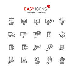 Easy icons 40a Internet earnings