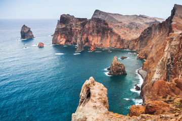 Obraz premium Landscape with rocks of Madeira island, Portugal