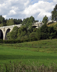 Old rail bridge i Stańczyki, Poland.