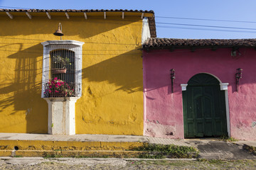 Colorful architecture of Suchitoto