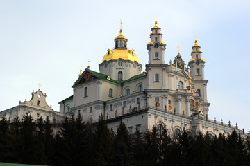 Holy Dormition Pochayiv Lavra in Ternopil oblast, Western Ukraine
