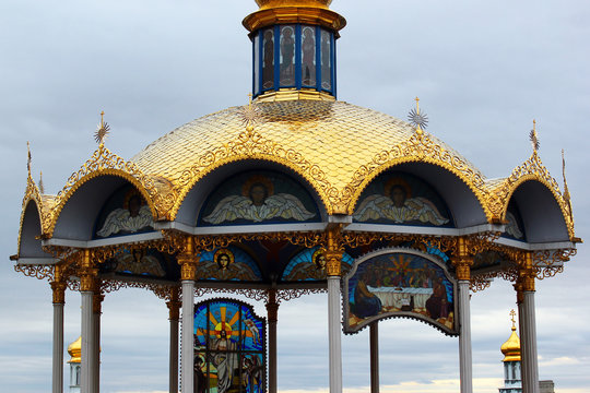 Holy Dormition Pochayiv Lavra in Ternopil oblast, Western Ukraine