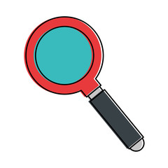 search magnifying glass icon vector illustration design