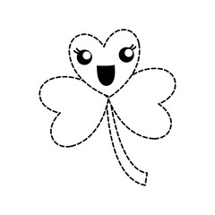 kawaii clover icon