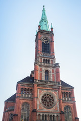 Fototapeta na wymiar Johannes Church in Dusseldorf